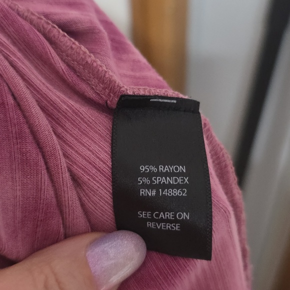 Torrid Short Sleeve Ribbed Tie-Dye Tee - Picture 4 of 5